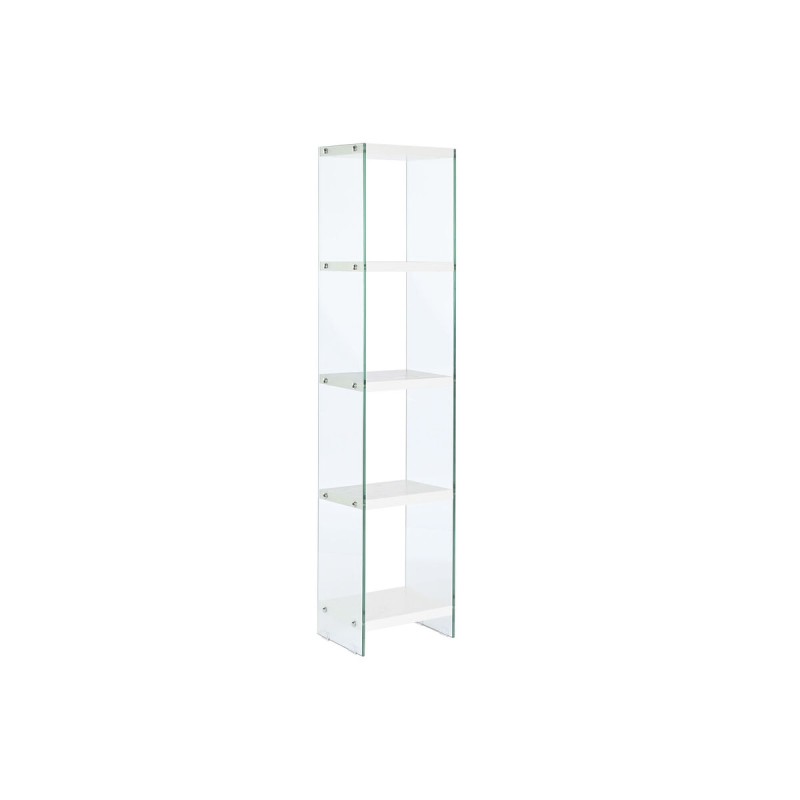 Estantes DKD Home Decor Branco Transparente Cristal Madeira MDF 40 x 30 x 180 cm (1)