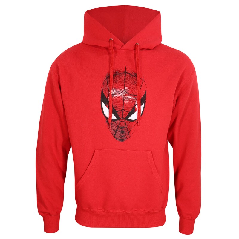 Polar com Capuz Unissexo Spider-Man Spider Crest Vermelho