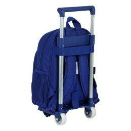 F.C. Barcelona|Mochila Escolar com Rodas 705 F.C. Barcelona Azul 27 x 33 x 10 cm