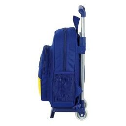F.C. Barcelona|Mochila Escolar com Rodas 705 F.C. Barcelona Azul 27 x 33 x 10 cm