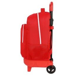 Sevilla Fútbol Club|Mochila Escolar com Rodas Sevilla Fútbol Club Vermelho (33 x 45 x 22 cm)