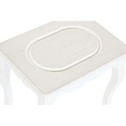 Home ESPRIT|Mesa de apoio Home ESPRIT Branco Cinzento claro 53 x 35 x 47 cm