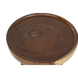 Home ESPRIT|Mesa de apoio Home ESPRIT Castanho Preto 39 x 39 x 35 cm