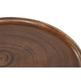 Home ESPRIT|Mesa de apoio Home ESPRIT Castanho Preto 39 x 39 x 35 cm