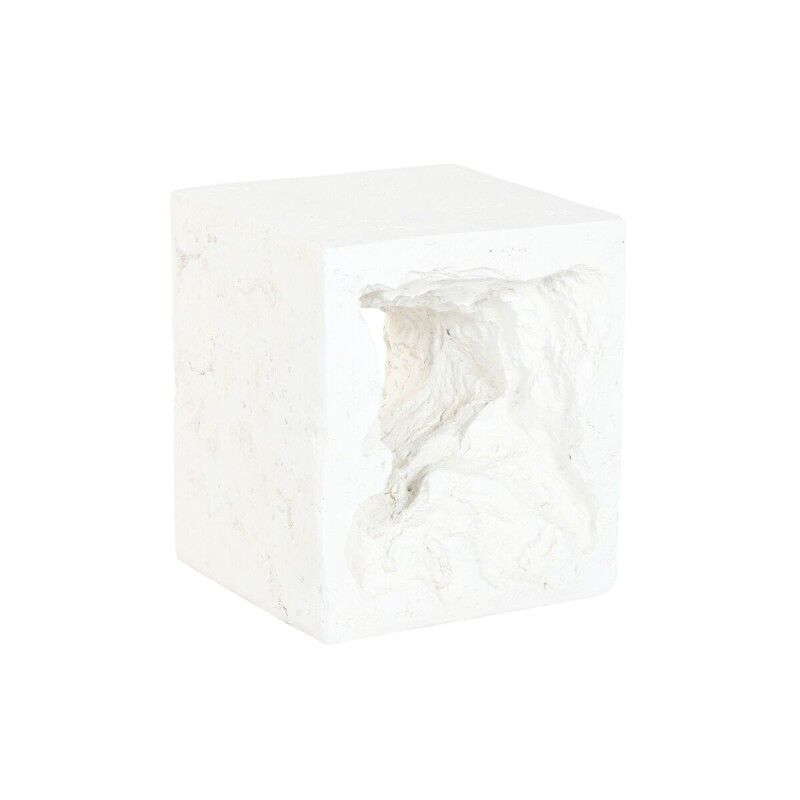 Home ESPRIT|Mesa de apoio Home ESPRIT Branco 40 x 40 x 46 cm Home ESPRIT|Mesa de apoio Home ESPRIT Branco 40 x 40 x 46 cm