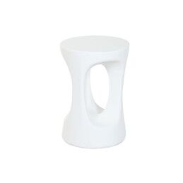 Home ESPRIT|Mesa de apoio Home ESPRIT Branco 35,5 x 35,5 x 51 cm