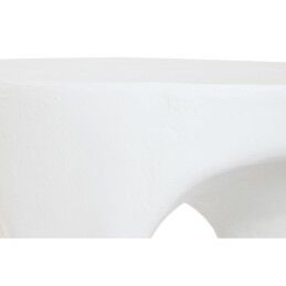 Home ESPRIT|Mesa de apoio Home ESPRIT Branco 35,5 x 35,5 x 51 cm