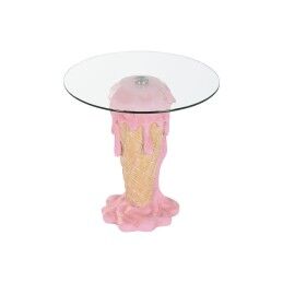 Home ESPRIT|Mesa de apoio Home ESPRIT Preto Metal 60 x 30 x 60 cm