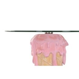 Home ESPRIT|Mesa de apoio Home ESPRIT Cor de Rosa 48 x 48 x 49 cm