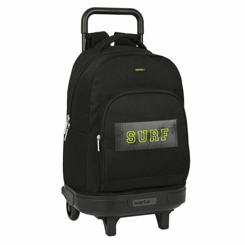Safta|Mochila Escolar com Rodas Safta Surf Preto (33 x 45 x 22 cm) Safta|Mochila Escolar com Rodas Safta Surf Preto (33 x 45 x 22 cm)