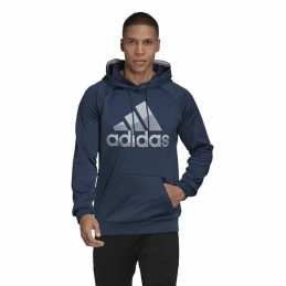 Polar com Capuz Homem Adidas Game and Go Big Logo Azul