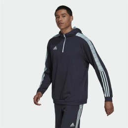 Polar com Capuz Homem Adidas Tiro VIP Azul Marinho Azul escuro