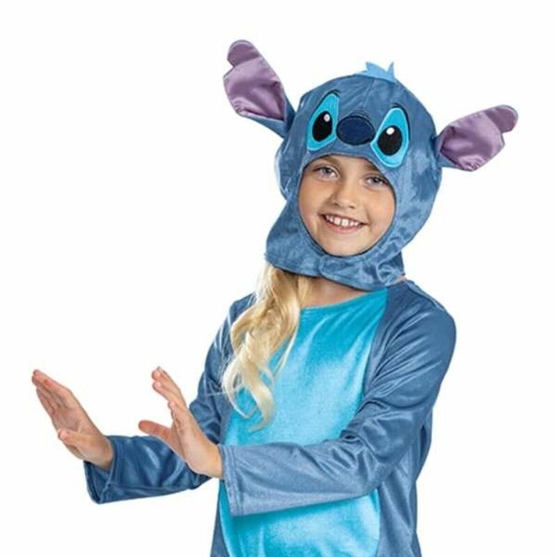 Disney|Fantasia para Crianças Disney Stitch Azul 7-9 Anos Disney|Fantasia para Crianças Disney Stitch Azul 7-9 Anos