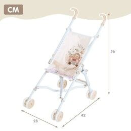 Colorbaby|Cadeira para Bonecas Colorbaby Safari 27 x 56 x 53 cm Dobrável 12 Unidades