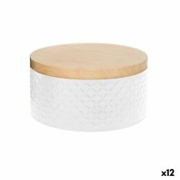DKD Home Decor|Bote DKD Home Decor Dolomite Azul Multicolor Rosa Claro Mediterrâneo 15 x 15 x 22 cm (2 Unidades)