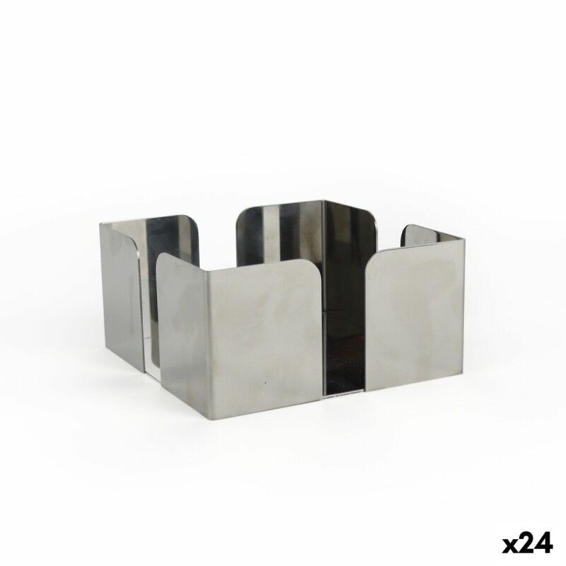My Bar|Porta-guardanapos My Bar Aço 12 x 12 x 6 cm (24 Unidades) My Bar|Porta-guardanapos My Bar Aço 12 x 12 x 6 cm (24 Unidades)