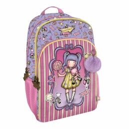 BlackFit8|Mochila Escolar com Rodas 905 BlackFit8 M313G Azul 32 x 42 x 15 cm