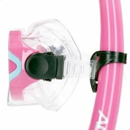 AquaSport|Óculos de Mergulho com Tubo AquaSport Azul Cor de Rosa (6 Unidades)