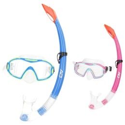 AquaSport|Óculos de Mergulho com Tubo AquaSport Azul Cor de Rosa (6 Unidades)