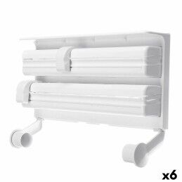 DKD Home Decor|Caixa para Infusões DKD Home Decor Cristal Cor de Rosa Metal Branco 24 x 24 x 7 cm 3 Peças Madeira MDF