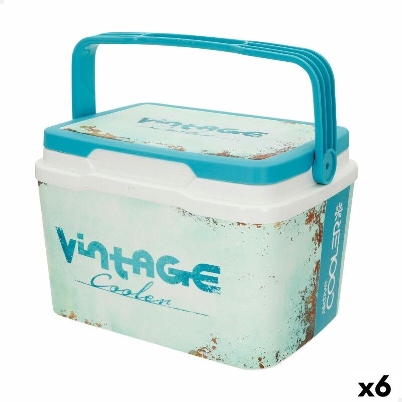 Aktive|Geleira Portátil Rígida Aktive 5 L 28 x 19 x 21 cm Azul (6 Unidades)