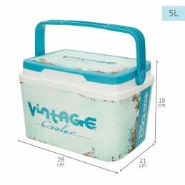 Aktive|Geleira Portátil Rígida Aktive 5 L 28 x 19 x 21 cm Azul (6 Unidades)