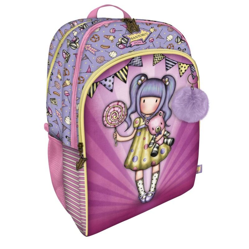Gorjuss|Mochila Escolar Gorjuss First prize Lilás 34.5 x 43.5 x 22 cm Gorjuss|Mochila Escolar Gorjuss First prize Lilás 34.5 x 43.5 x 22 cm