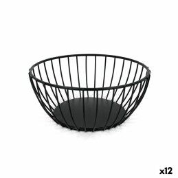 DKD Home Decor|Cesta do Pão DKD Home Decor 30,50 x 20,7 x 15 cm Metal Terracota Amarelo Vintage (2 Unidades)