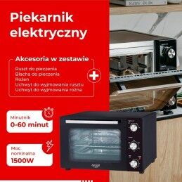 Adler|Forno Adler AD 6026 1500 W 1800 W