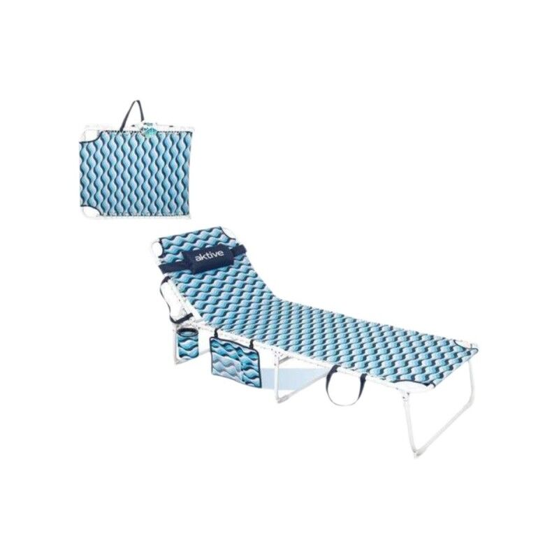 Aktive|Cama de Rede Aktive Azul Aço 200 x 88 x 70 cm Aktive|Cama de Rede Aktive Azul Aço 200 x 88 x 70 cm