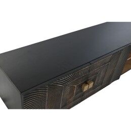 Home ESPRIT|Móvel de TV Home ESPRIT Preto 160 x 40 x 50 cm