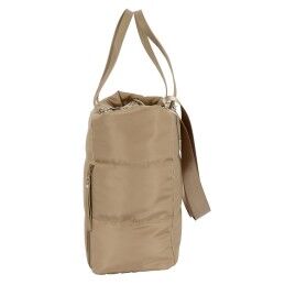 Moos|Mala a Tiracolo Moos Camel Camel 54 x 31 x 17 cm Acolchoado