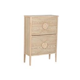 Home ESPRIT|Sapateira Home ESPRIT Preto Natural 80 x 31 x 32 cm
