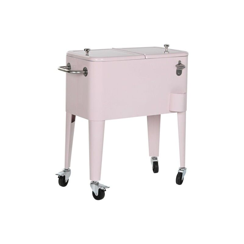 Home ESPRIT|Frigorífico Portátil Home ESPRIT Cor de Rosa Aço Polipropileno 74 x 43 x 80 cm