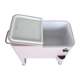 Home ESPRIT|Frigorífico Portátil Home ESPRIT Cor de Rosa Aço Polipropileno 74 x 43 x 80 cm