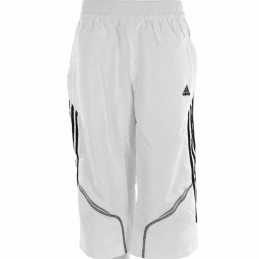 Calças Desportivas Infantis Adidas 3/4 Branco