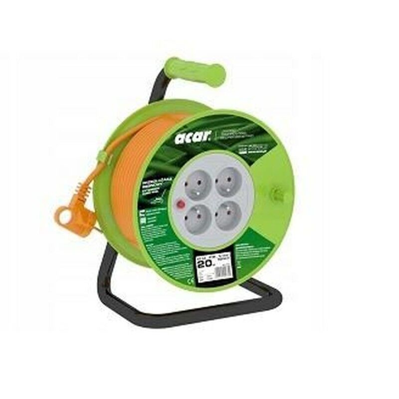 Acar|Cabo alongador Acar M01950 Laranja 20 m Acar|Cabo alongador Acar M01950 Laranja 20 m