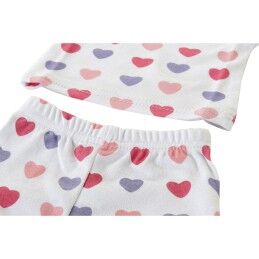 DKD Home Decor|Conjunto de Vestuário DKD Home Decor Branco Cor de Rosa (2 Unidades) Algodão 0-6 Meses
