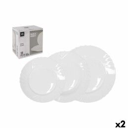 Ariane|Prato Fundo Ariane Coupe Ripple Cerâmica Azul (20 cm) (6 Unidades)