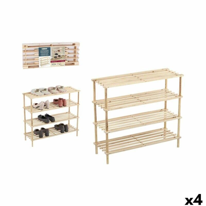 Confortime|Banco para sapatos Confortime 74 x 26,5 x 64 cm (4 Unidades)