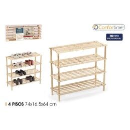Confortime|Banco para sapatos Confortime 74 x 26,5 x 64 cm (4 Unidades)