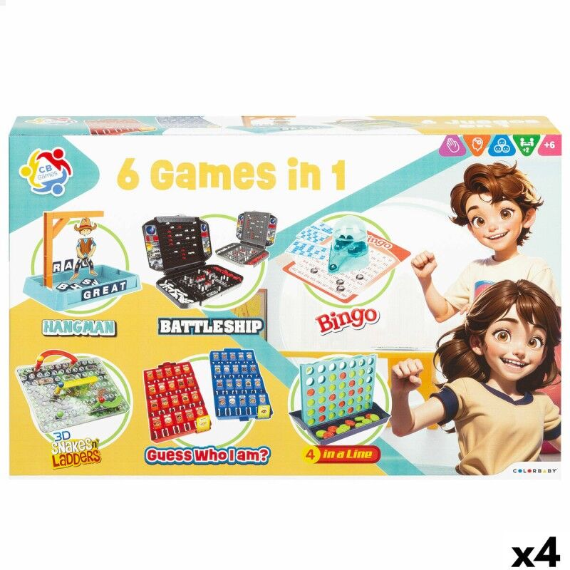 CB Games|Jogo de Mesa CB Games (4 Unidades) CB Games|Jogo de Mesa CB Games (4 Unidades)
