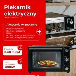 Adler|Forno Adler AD 6028 2000 W