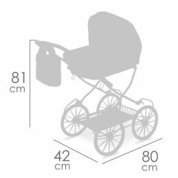 Decuevas|Carrinho para Bonecas Decuevas Verona 42 x 80 x 81 cm