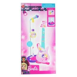 Barbie|Conjunto musical Barbie Microfone Guitarra Infantil