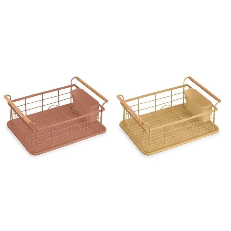 DKD Home Decor|Escorredor DKD Home Decor Metal Terracota Amarelo Polipropileno (44 x 32 x 20 cm) DKD Home Decor|Escorredor DKD Home Decor Metal Terracota Amarelo Polipropileno (44 x 32 x 20 cm)