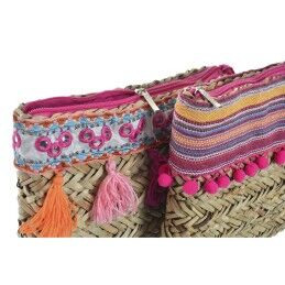 DKD Home Decor|Bolsa Hippie DKD Home Decor Multicolor vime (26 x 4 x 20 cm) (2 Unidades)