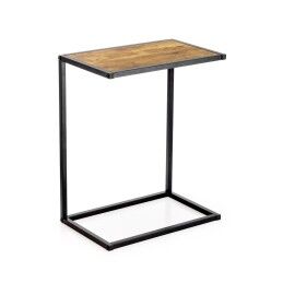 Confortime|Mesa de apoio Confortime Castanho Preto 40 x 25 x 50 cm (3 Unidades)