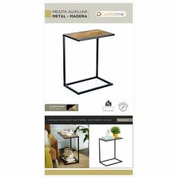 Confortime|Mesa de apoio Confortime Castanho Preto 40 x 25 x 50 cm (3 Unidades)