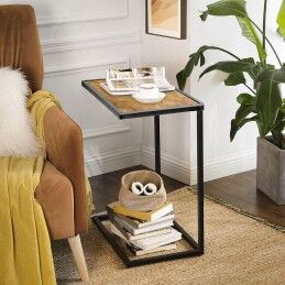 Confortime|Mesa de apoio Confortime Castanho Preto 40 x 25 x 50 cm (3 Unidades)
